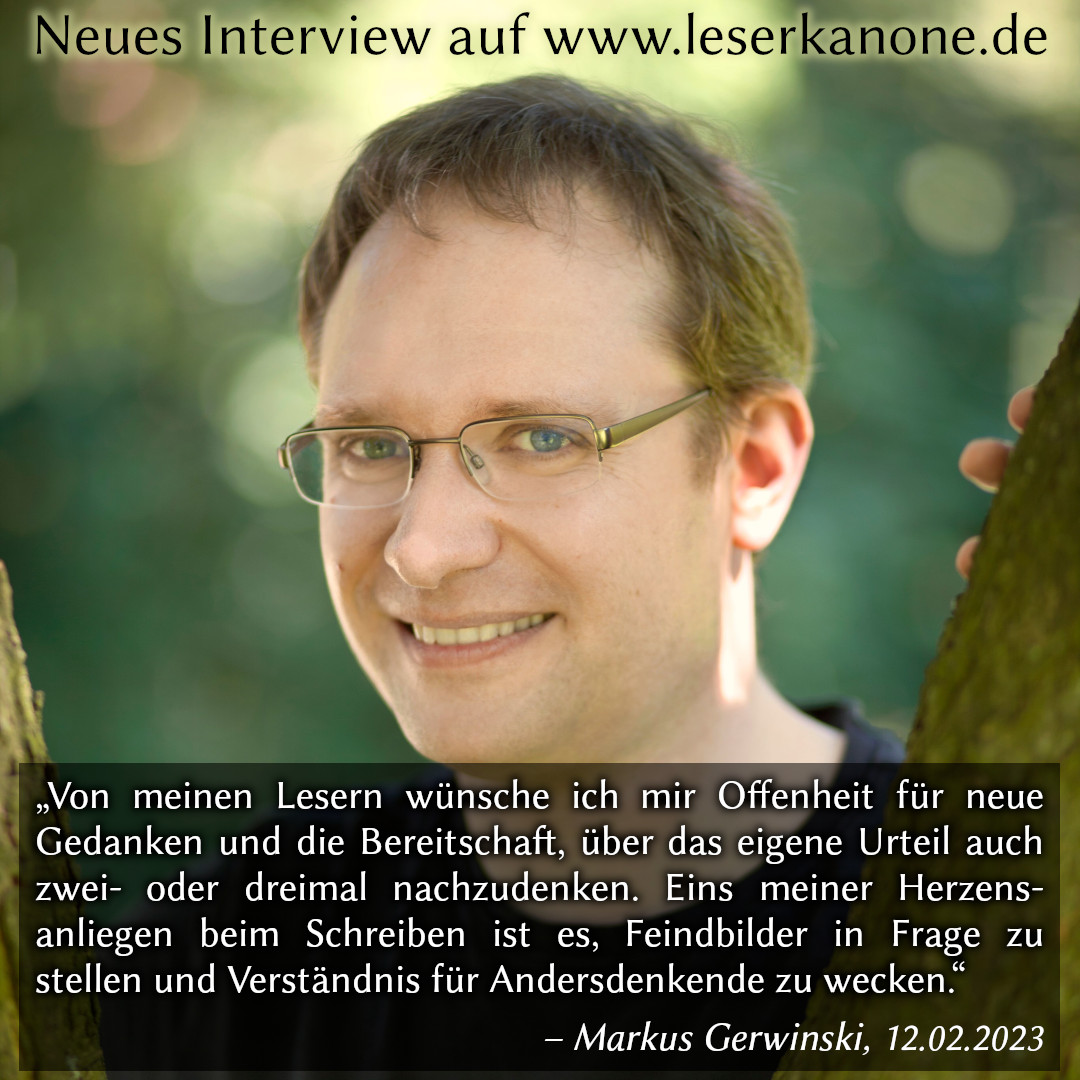 ["Von meinen Lesern w&uuml;nsche ich mir Offenheit f&uuml;r neue Gedanken und die Bereitschaft, &uuml;ber das eigene Urteil auch zwei- oder dreimal nachzudenken. Eins meiner Herzensanliegen beim Schreiben ist es, Feindbilder in Frage zu stellen und Verst&auml;ndnis f&uuml;r Andersdenkende zu wecken."]
