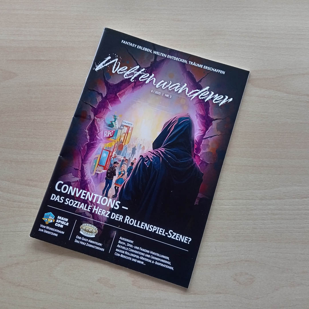 [Cover des Weltenwanderer-Magazins, Ausgabe 6/2025]